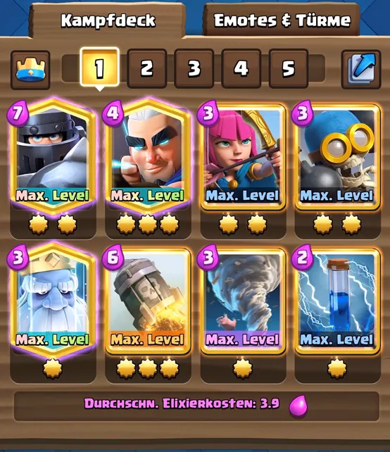 Clash Royale Stacked Account