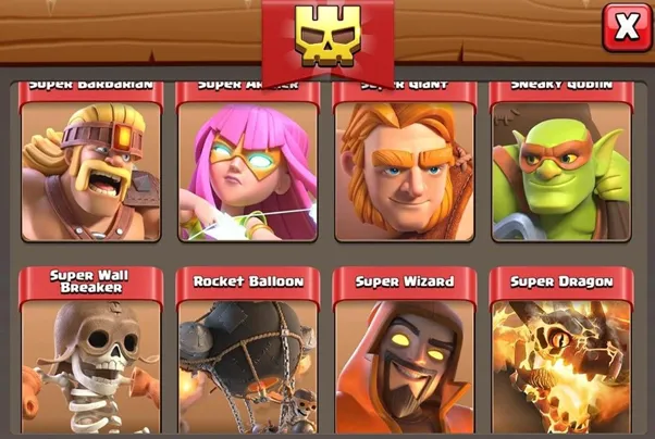 CoC SuperTroops