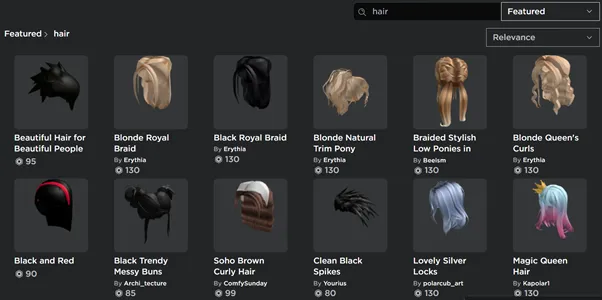 Roblox Inventory